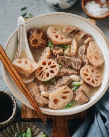 Lotus root and pork soup